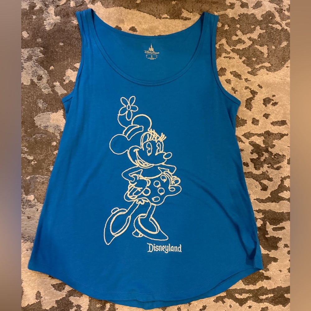 Minnie Mouse Disney Parks Blue Tank Top